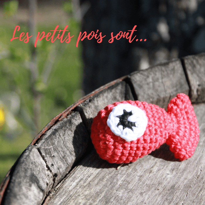 Les petits pois sont… rouges !
